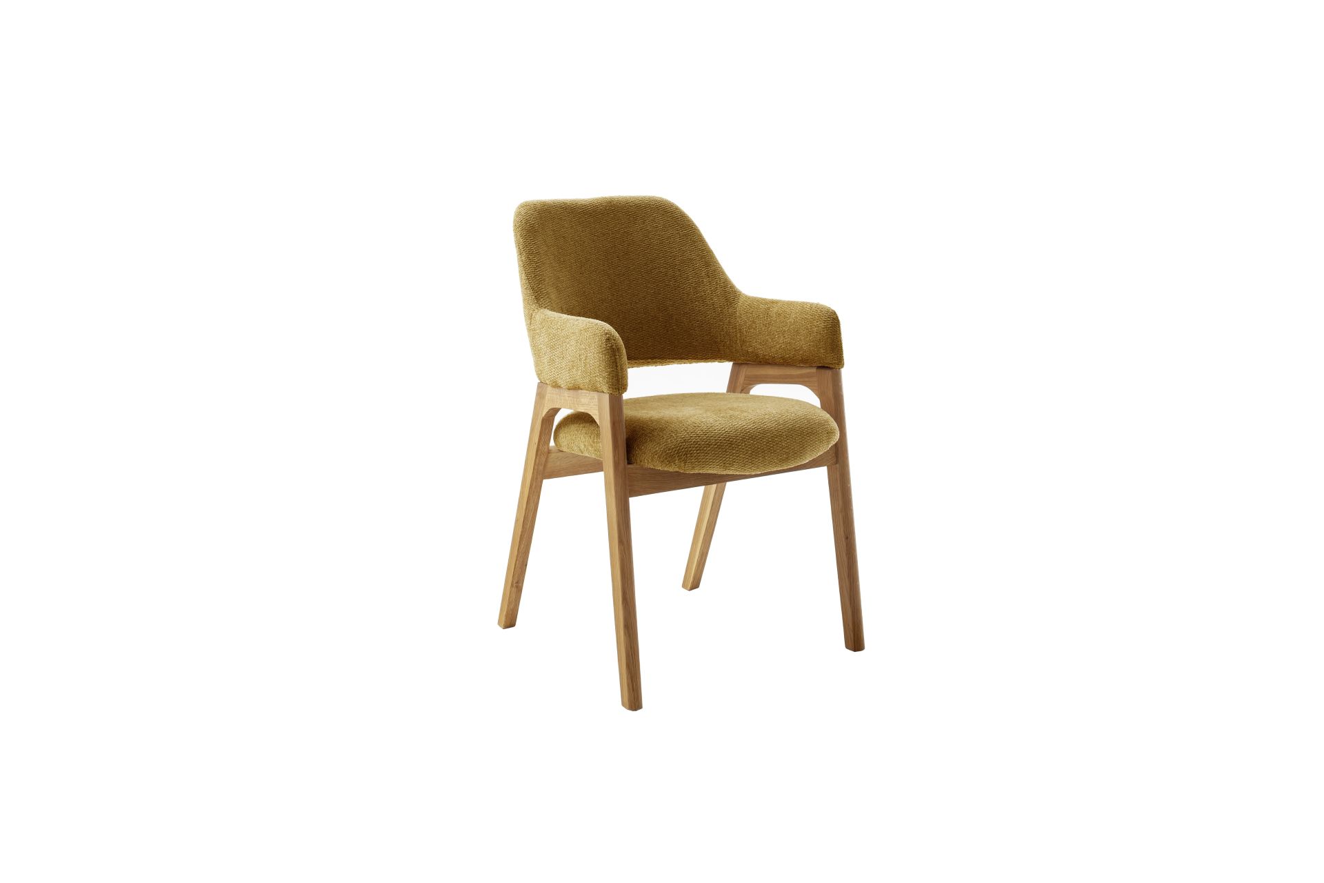 Stuhl „Emma“ curry Gestell Massivholz FSC – Bild 2