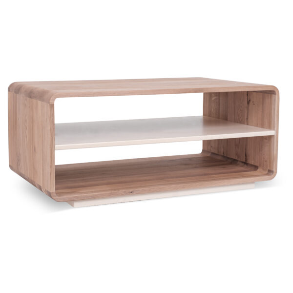 Couchtisch „040“ 100cm Massivholz Wildeiche